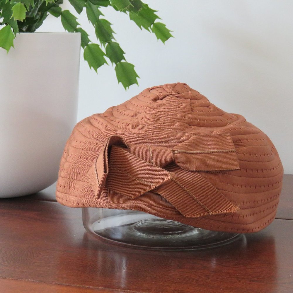 Vintage Hat Made by Brighton, Brown